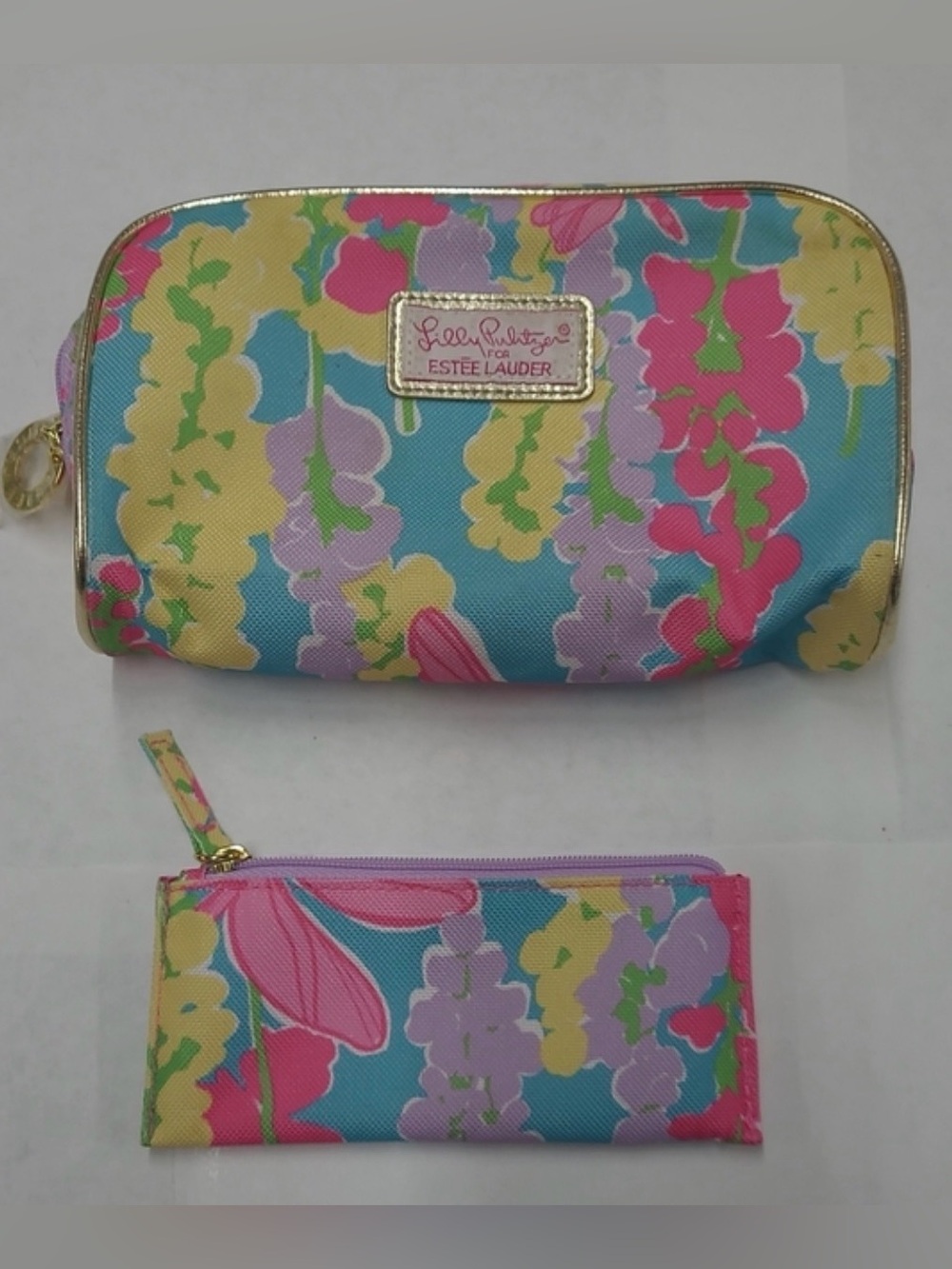 Lilly Pulitzer x Estee Lauder NEW Makeup Bag Set